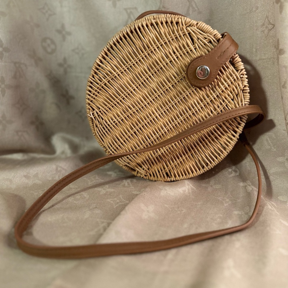 Zara Rattan bag